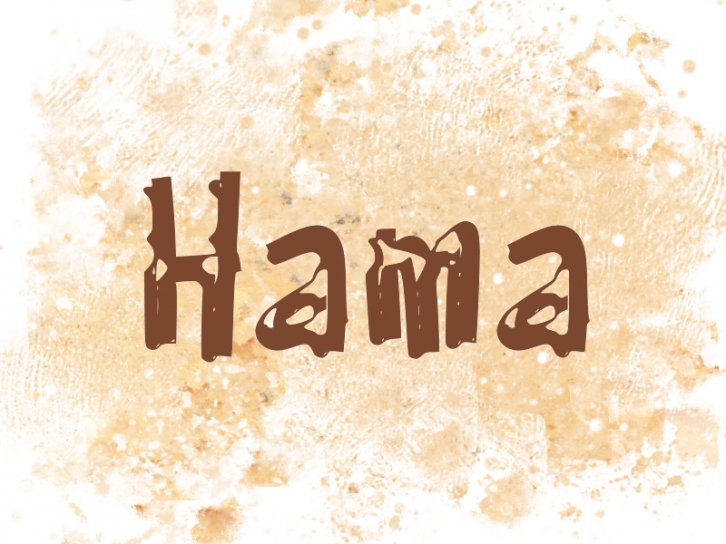 H Hama Font Download