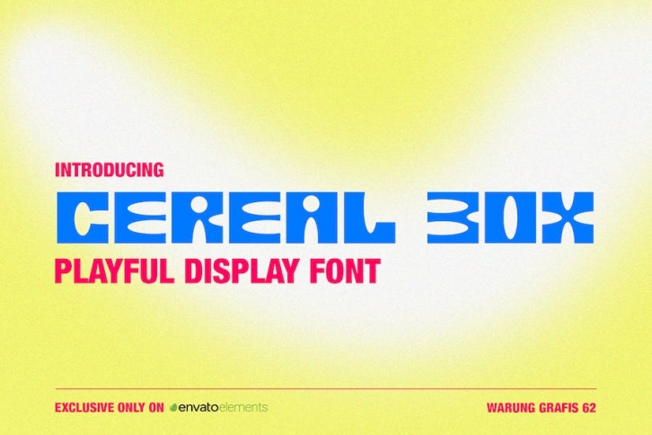 Cereal Box - Decorative Display Font Font Download