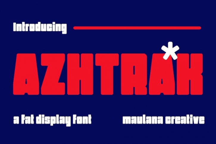 Azhtrak Bold Display Font Font Download