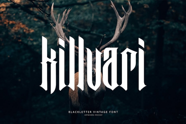 Killvari - Blackletter Font Font Download