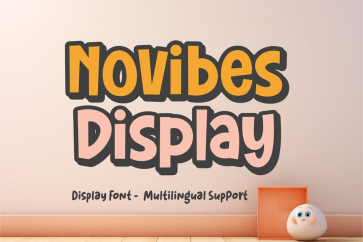 Novibes Display - Playful Typeface Font Download