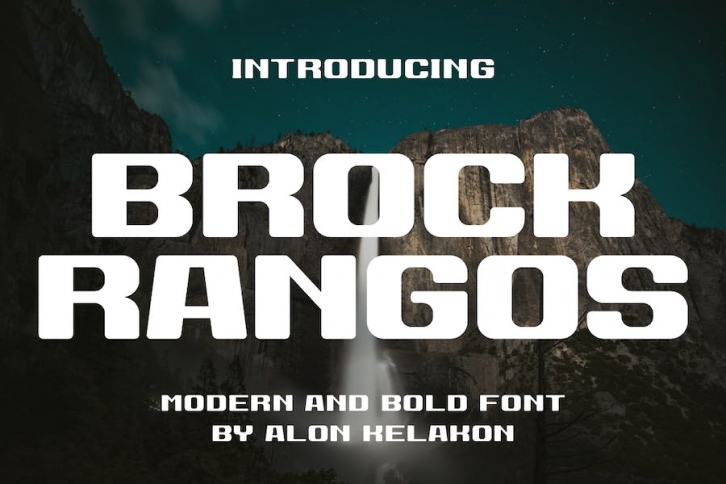 Brock Rangos Font Download