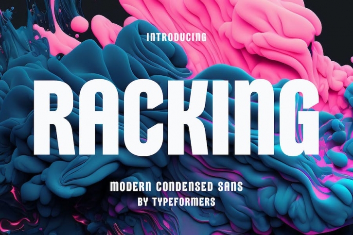 Racking - Modern Condensed Sans Font Download