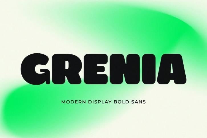 Grenia - Modern Display Bold Sans Font Download