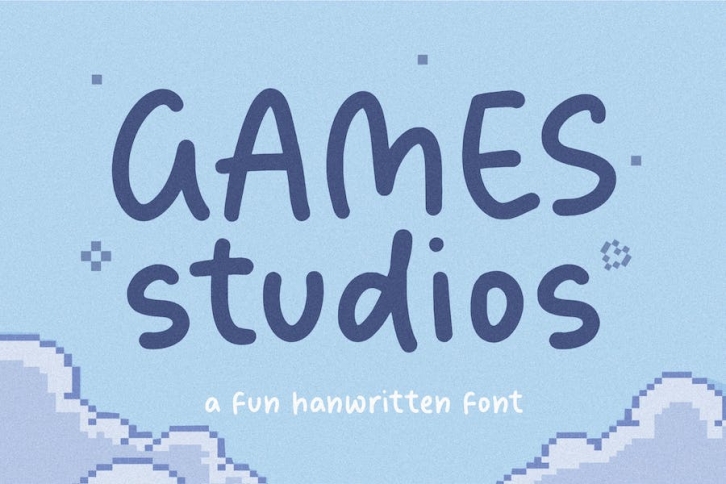 Games Studios Handwriting Font Font Download
