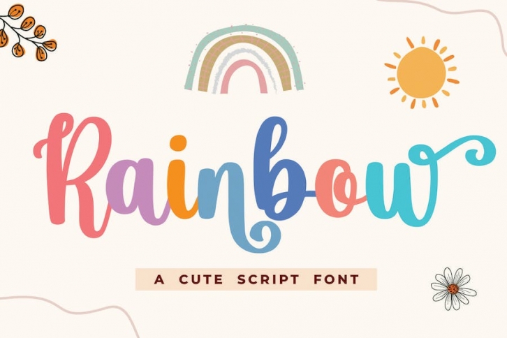 Rainbow Font Download