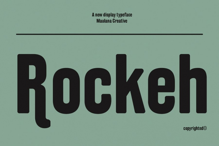 Rockeh New Decorative Display Typeface Font Font Download