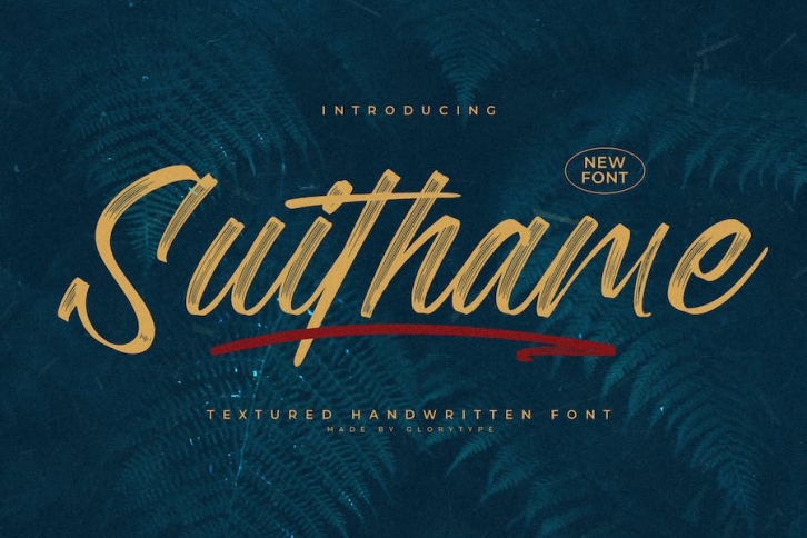 Suithame Textured Handwritten Font Font Download