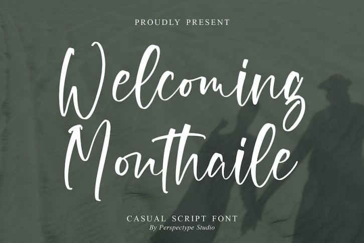 Welcoming Monthaile Casual Script Font Font Download