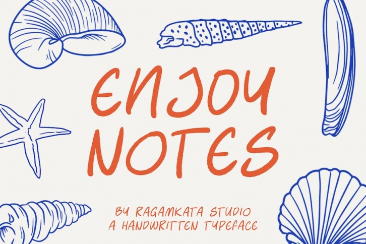 Enjoy Notes - Natural Handwritten Font Download