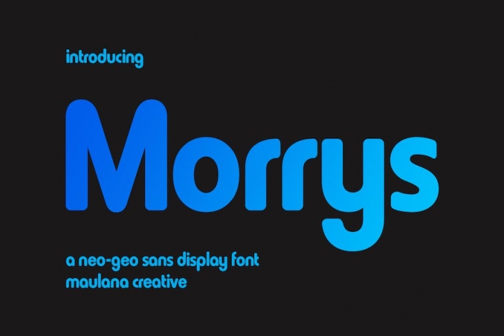Morrys Sans Display Font Font Download