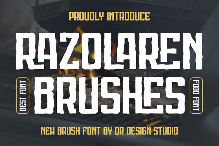 Razolaren Brushes Font Download