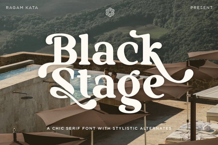 Black Stage - Retro Serif Font Font Download