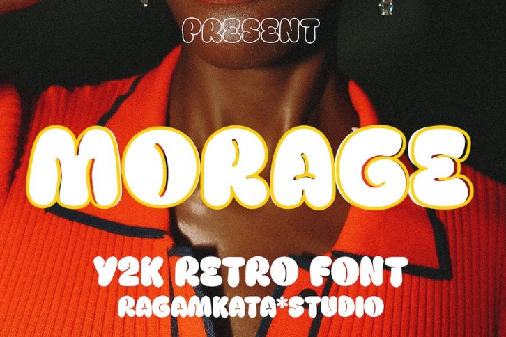 Morage - Y2K Retro Font Font Download