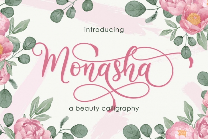 Monasha Script Font Download