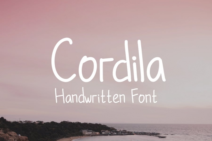 Cordila - Hand Drawn Font Font Download