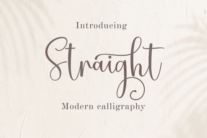 Straight Font Download