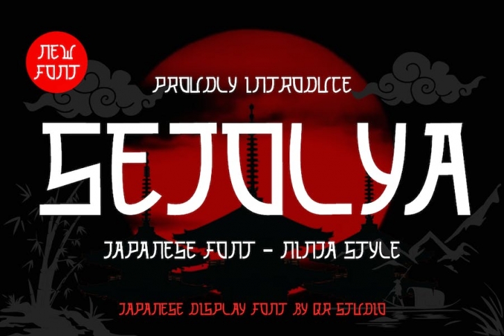 Sejolya - Japanese Font Font Download