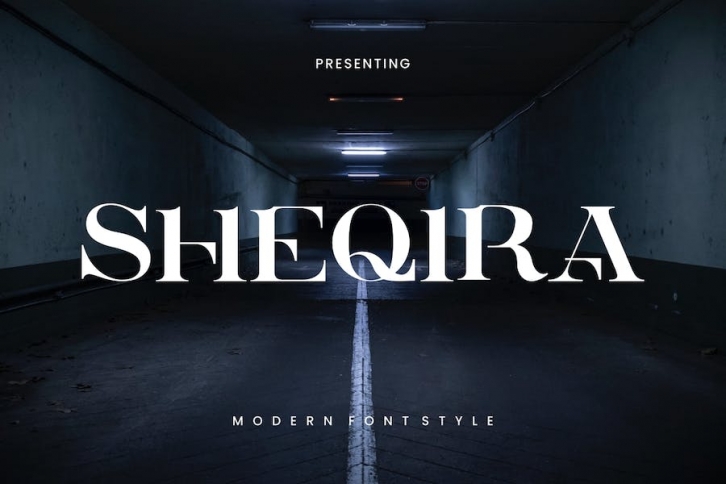 Sheqira - Modern Font Font Download
