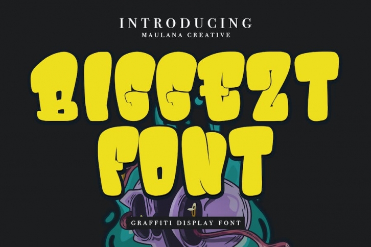 Biggezt Graffiti Display Font Font Download