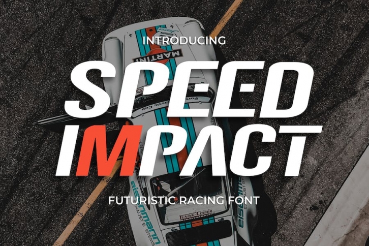 Speed Impact - Sporty Display Font Font Download