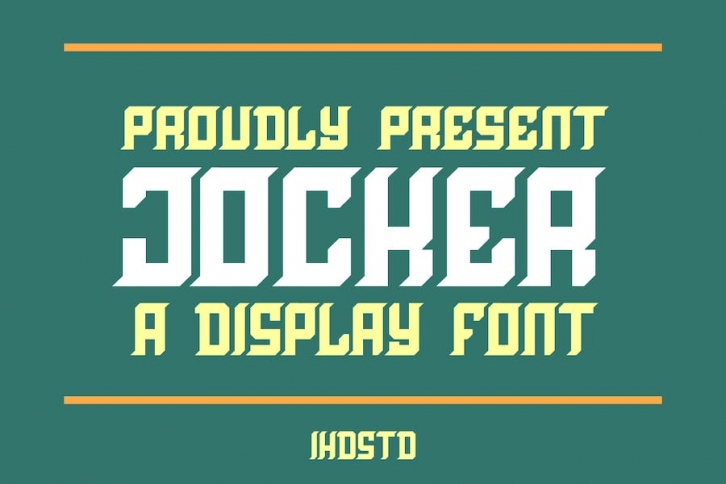 Jocker a Display Font Font Download