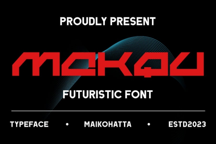 Makqu - Futuristic Font Font Download