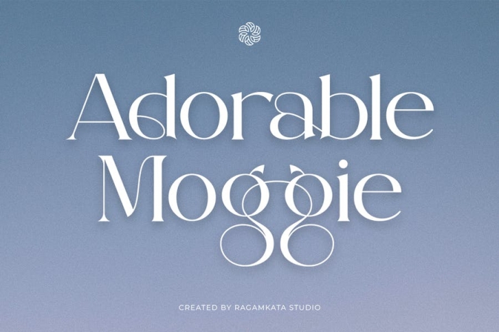 Adorable Moggie - Unique Serif Font Download