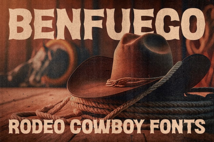 Benfuego - Rodeo Cowboy Fonts Font Download