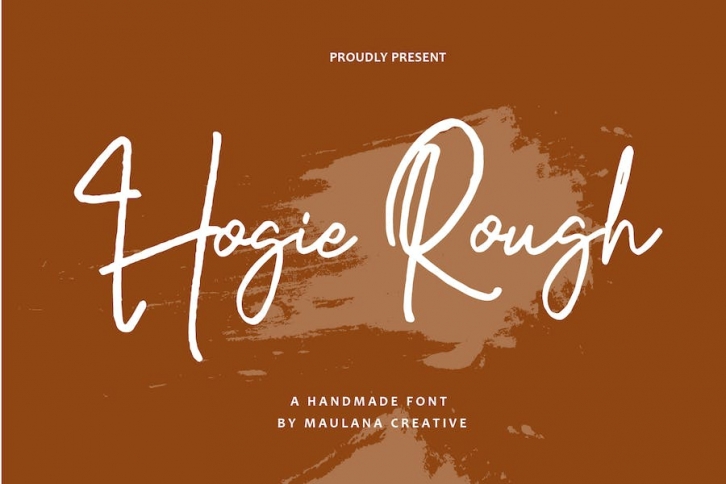 Hogie Rough Script Handmade Font Font Download