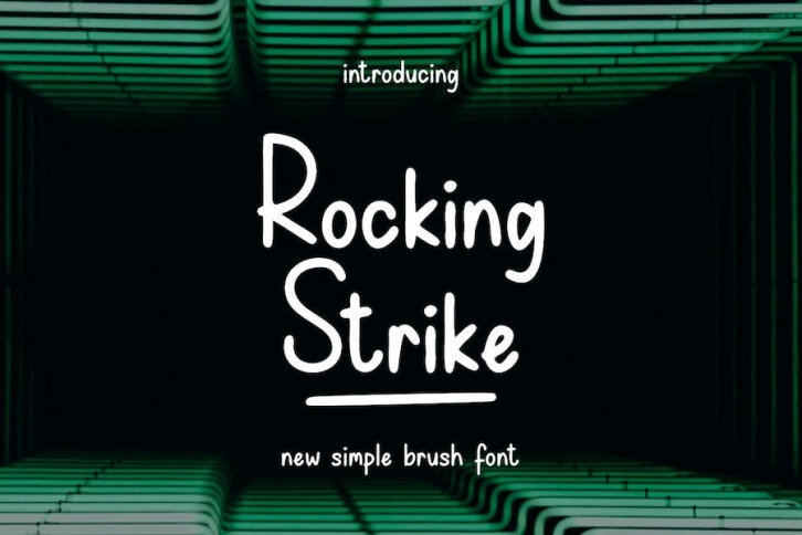 Rocking Strike Font Font Download