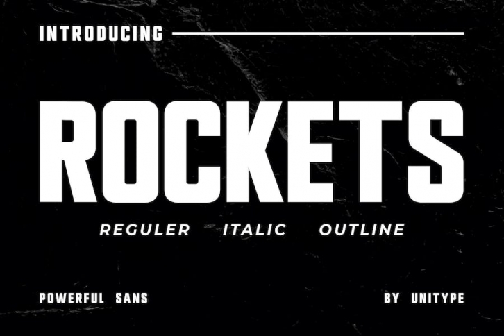 ROCKETS Font Download