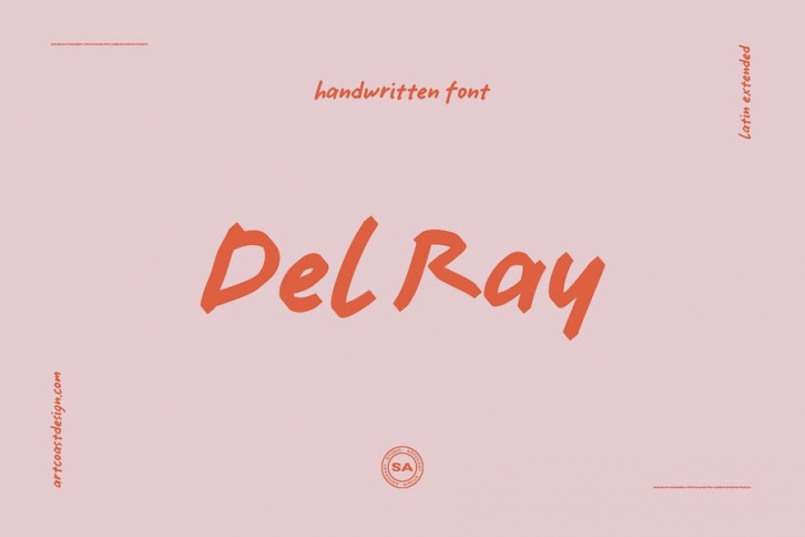 SA Del Ray Handwritten Font Font Download