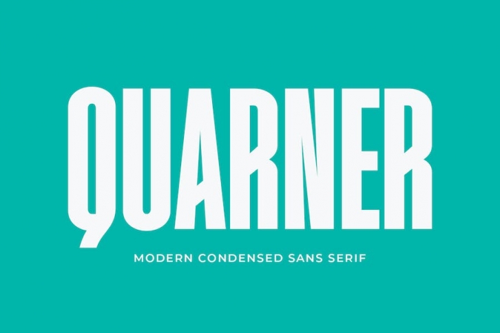 Quarner - Modern Condensed Sans Font Download