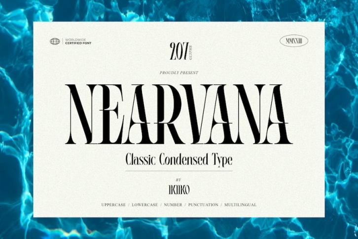 Nearvana - Classic Condensed Type Font Download