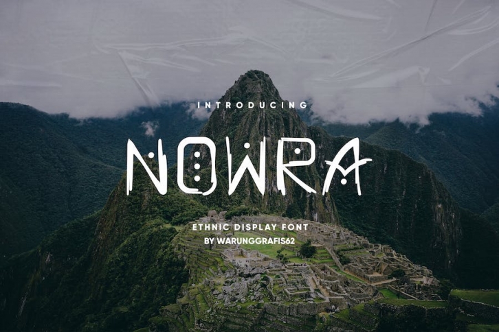 Nowra - Ethnic Display Font Font Download