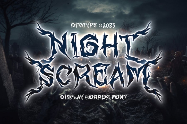 Night Scream Font Download
