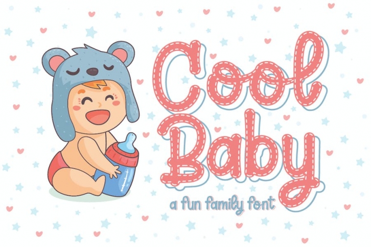 Cool Baby - A Fun Family Font Font Download