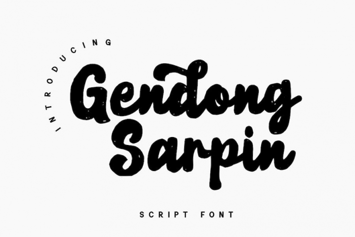 Gendong Sarpin Font Download