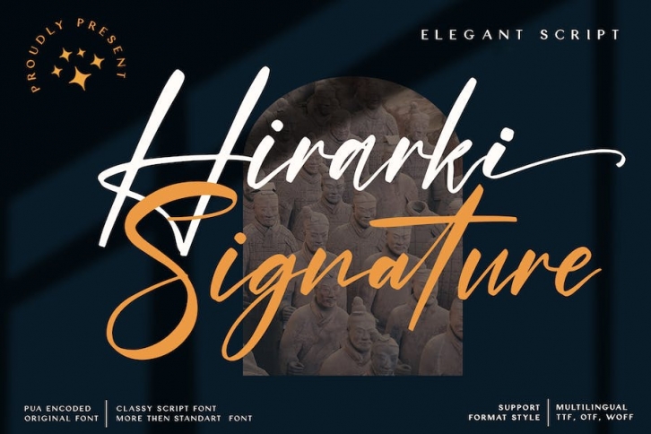 Hirarki Signature Font Download