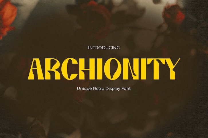 Archionity - A Journey through Retro Psychedelia Font Download