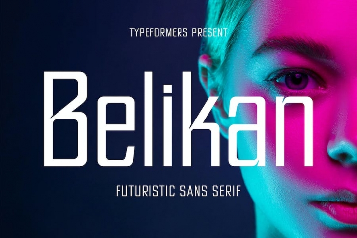 Belikan - Futuristic Sans Serif Font Download