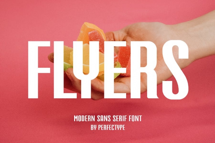 Flyers Modern Sans Serif Font Typeface Font Download