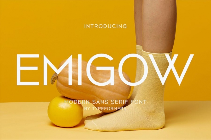 Emigow - Modern Sans Serif. Font Download