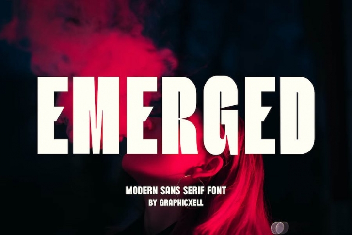Emerged Modern Sans Serif Font Typeface Font Download
