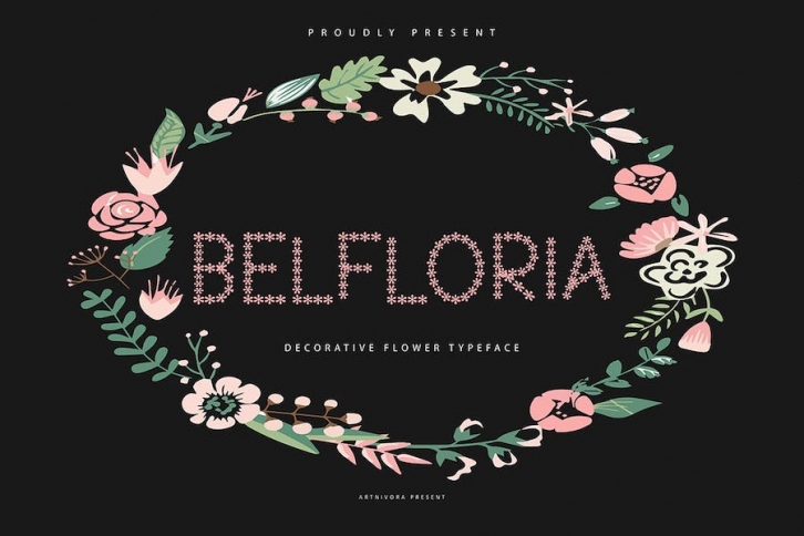 Belfloria - Decorative Font Font Download