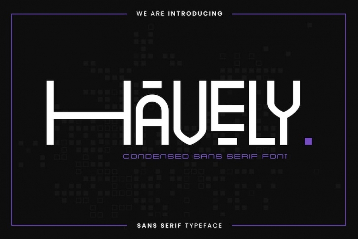 Havely Condensed Sans Serif Font Font Download