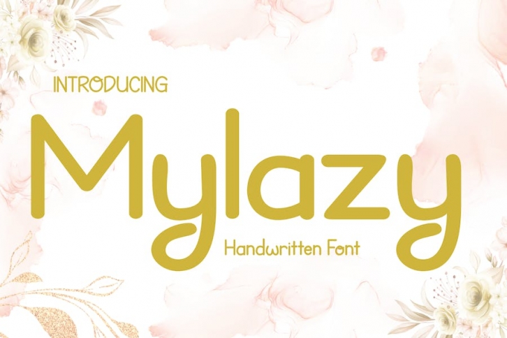 Mylazy | Handwriting Display Font Download