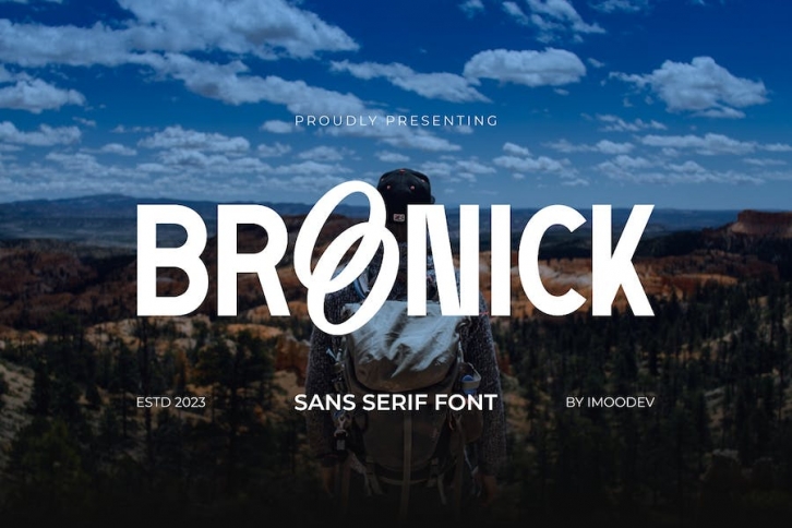 Broonick - Modern Minimal Font Download