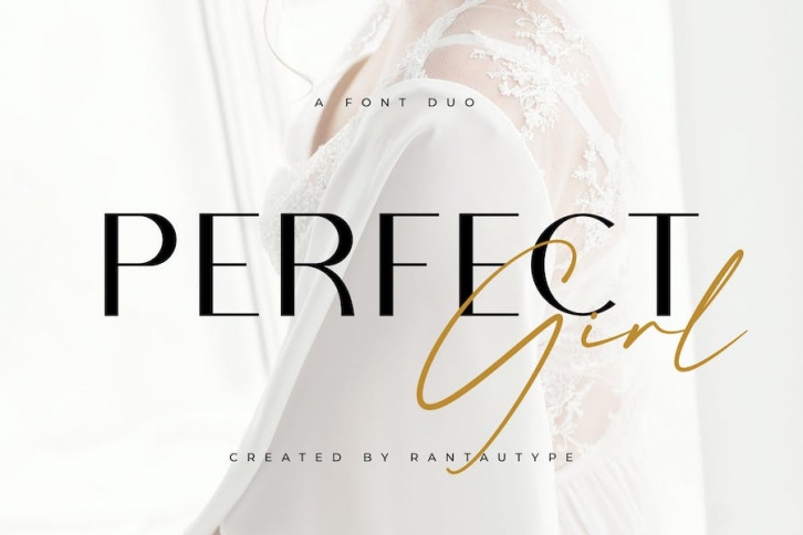 Perfect Girl A Font Duo Font Download